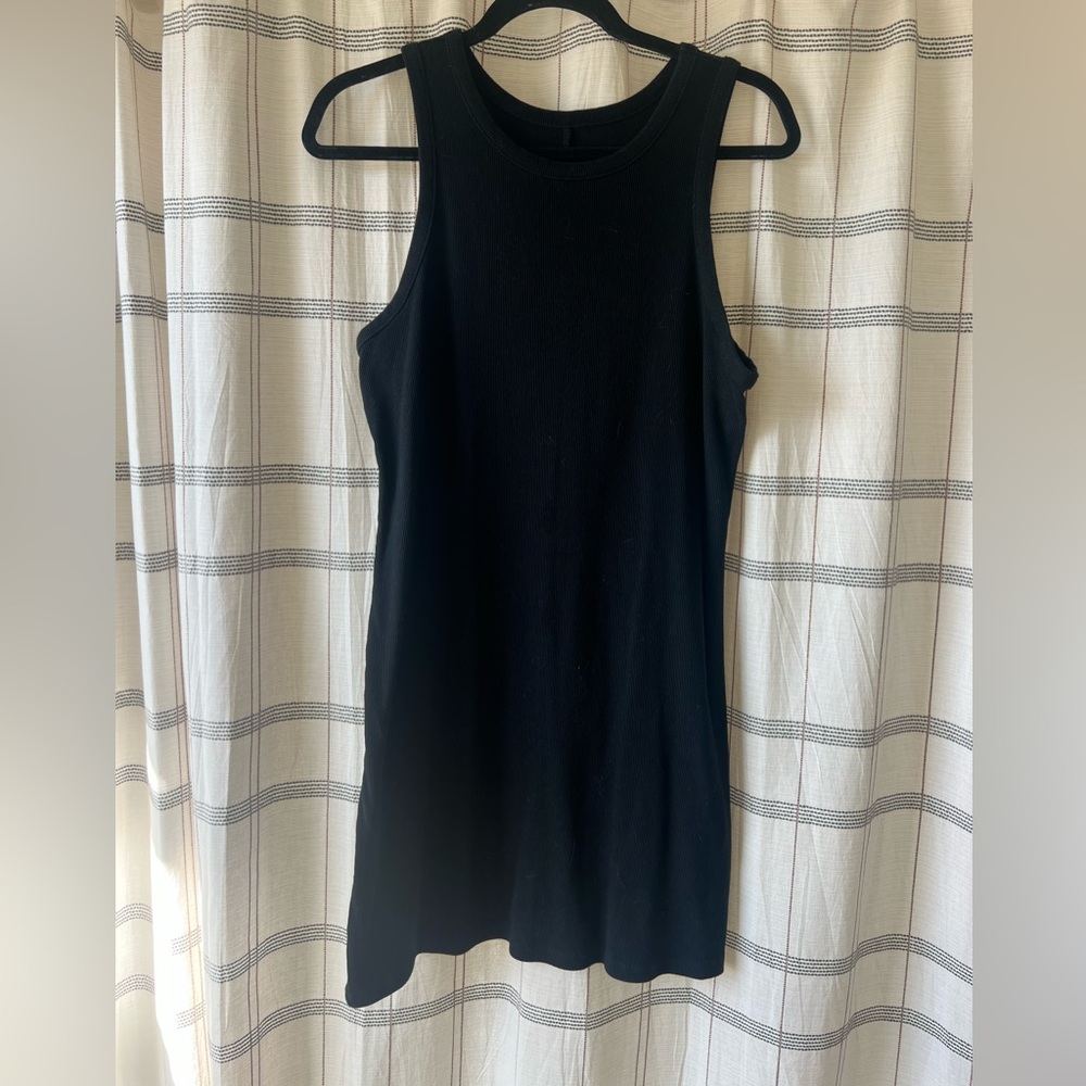 A New Day Black Ribbed Dress